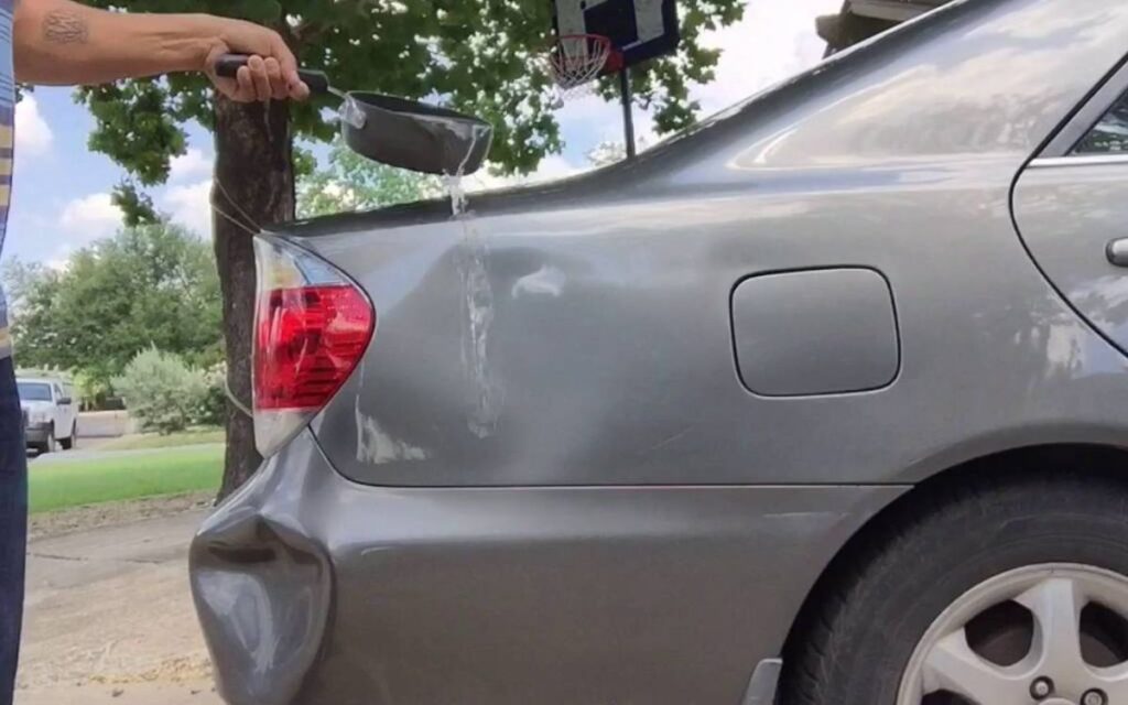 Can I remove a dent from my car by myself?
