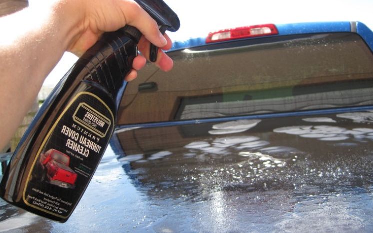 Can You Use Tire Shine On The Tonneau Cover?